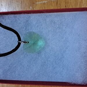 Tenderlight Sage Crystal Heart Necklace